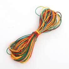 10M/Pack 1mm Polyester Triple Stranded Wax Thread With Bright Colors,Waxed Thread Cord,Necklaces Woven With Beads Are Used For Jewelry Making,Bracelets,Necklaces,Ropes Supplies,Red, Pink, Coffee, White, Colorful,Available In Multiple Colors-DIY Friendship Hand Rope,DIY Festival Creative Gifts - Wax Thread - View 10