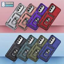 适用于三星 Galaxy A55 A36 A26 A16 A54 A34 A14 A15 A05 5G 手机壳，带滑动摄像头盖和内置 360° 旋转指环支架，磁吸式防震设计，也适用于 Galaxy S25 S24 S23 S22 S21 S20 Plus Ultra FE，国际版，非国内版。 - 黑色 - 查看 11