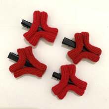 1 件装表情手工发夹女士创意愤怒发夹搞笑侧夹多功能发饰礼物 - 彩色 - 查看 5