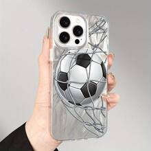 Funda para teléfono con diseño de gasa transparente, moderna y elegante. Compatible con phone 11, 12, 13, 14, 15 y 16 Pro Plus. Un regalo perfecto para cumpleaños de chicos y chicas. - transparente - Ver 2