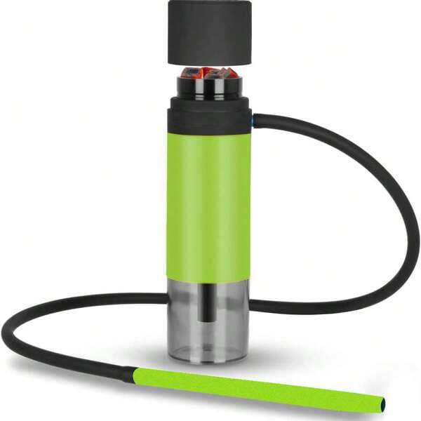 Narguile portátil para auto, set de narguile con todo lo necesario, kit de narguile individual Shisha, taza de narguile para llevar, mini narguile perfecto para viajar, fácil de ensamblar y guardar