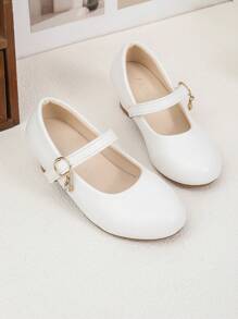 1双可爱2025新款儿童高跟鞋，时尚公主鞋，适合舞会