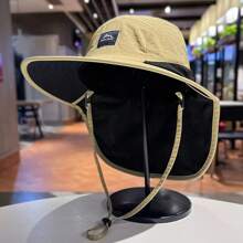 1 件户外防晒帽，男女通用夏季防晒颈罩帽，钓鱼帽，露营徒步帽