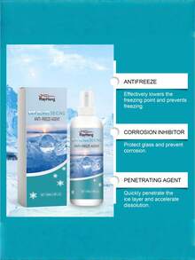 Car Windshield Deicing & Anti-Freeze Spray, Prevents Fogging & Dust, Ensures Clear Visibility - Multicolor - View 3