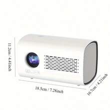HD Projector - 720P Home Theater For Bedroom Movies & Office Presentations, Enhanced Gaming Experience, Compact Gift-Ready Projector Built In Audio - EU C Type Plug(220-240V) - View 12