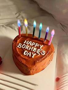 12 支彩色火焰蜡烛，婴儿生日蛋糕装饰，婴儿洗礼派对，烘焙装饰用品适用于婴儿派对 - 彩色 - 查看 3