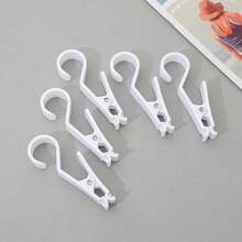 4 件套悬挂灯夹挂钩、悬挂照片夹挂钩、花园露台帐篷遮阳夹挂钩，适用于灯笼、灯泡 - 彩色 - 查看 9