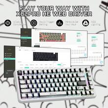 ATTACK SHARK X82PRO HE Wireless Rapid Trigger RGB Mechanical Gaming Keyboard With Adjustable Actuation,2.4G/Wired/BT,8K Polling Rate,Hall Effect Magnetic Switch,5000mAh Battery For PC FPS - Multicolor - View 7
