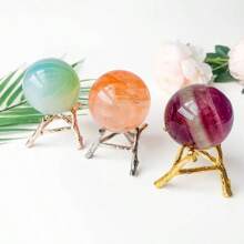 1 Stück Metallbaum Zweig Ständer, Metallkugelbase, Kristallkugel Ausstellungshalter Dekoration, Kristallgeschenk, Heim-/Bürodekoration, ideales Geschenk für Feiertage