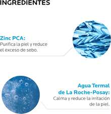 Gel Limpiador Purificante para Piel Mixta a Grasa y Sensible, 400ML| La Ro| c-h-e-Po |  Fórmula con Agua Termal, Zinc y Agentes Suaves | Tend en Skincare Diario | Rostro Limpio, Fresco y Libre de Impurezas | Rutina Facial Completa Skincare Kit Probado Dermatologicamente - Azul - Ver 4