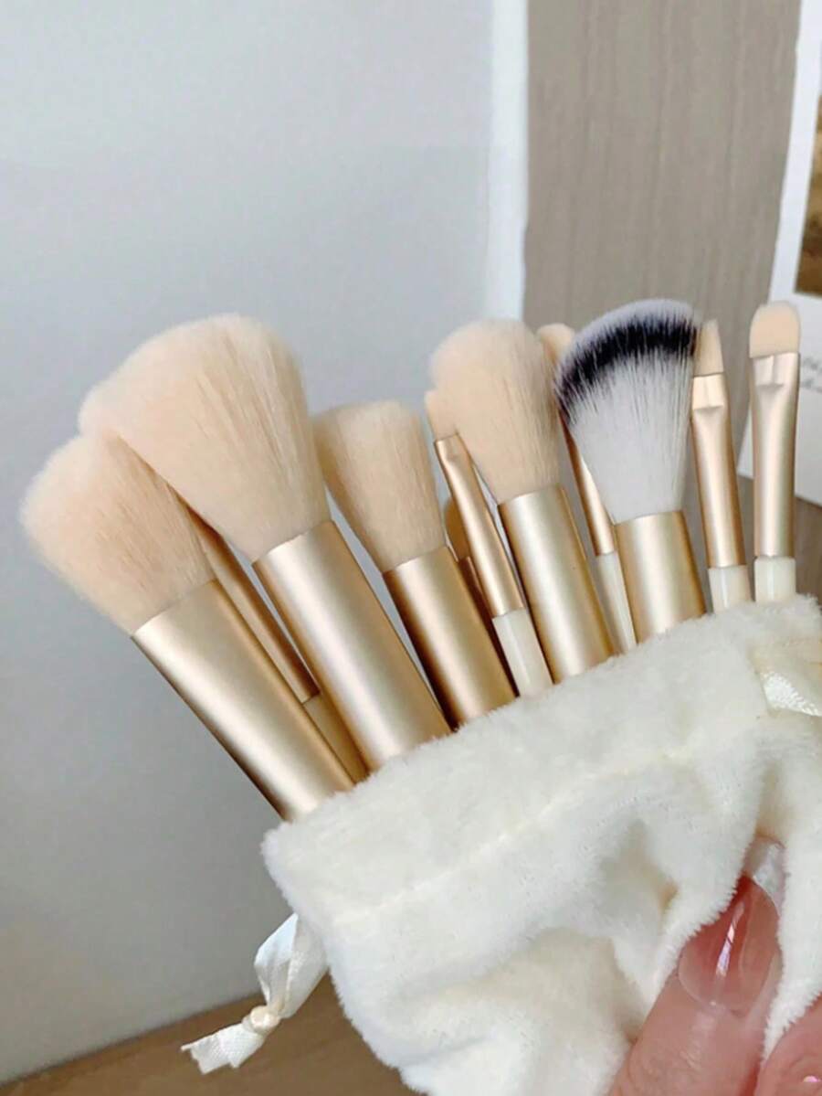 Zestaw 13 pędzli do makijażu, miękki, puszysty, profesjonalny, kosmetyczny, do podkładu, pudru, cieni do powiek, pędzel do blendowania, narzędzie do makijażu z torbą, prezent dla początkujących, losowy kolor, zestaw pędzli, zestaw pędzli do makijażu, zestaw pędzli do makijażu, kompletny zestaw do makijażu, zestaw pędzli do makijażu, kompletny zestaw do makijażu, zestaw pędzli, zestaw pędzli do makijażu, zestaw prezentowy do makijażu, zestaw