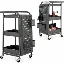 Office Storage Cart - 灰色 - 查看 1
