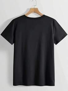 CONOR MCGREGOR NEW Comfortable Cotton Men'S Round Neck Short Sleeves T-Shirt 180g - 黑色 - 查看 3