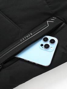 男士户外休闲运动时尚夹克，带口袋和拉链，可拆卸连帽厚保暖内衬外套，适合送给男朋友、丈夫、父亲、秋冬季的礼物