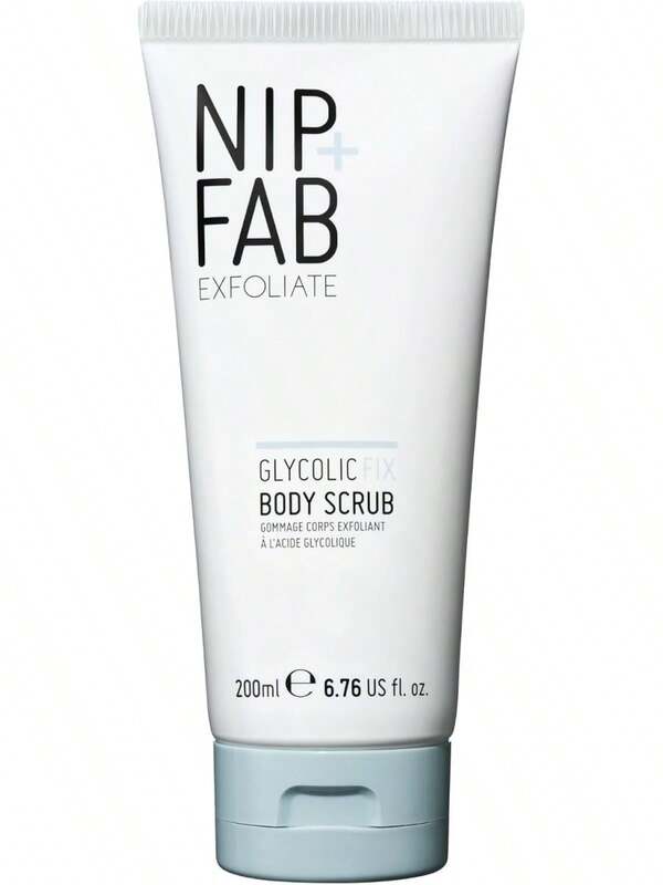 Nip + Fab Glycolic Fix Body Scrub, Made In The UK, Exfoliating Treatment With Glycolic Acid, 6.76 Oz (200 Ml), Smooths And Refines Skin, Ideal For Rough And Bumpy Skin, For Radiant Skin