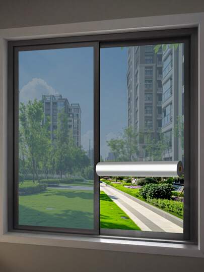 1 Roll Of One Way Film Window Privacy Film,100% UV Protection Blackout Window Film, Protection From Prying Eyes Privacy Window Film, Home Glass Window Tint For Home, Home, Office, Kitchen Room Decor Wall Decor Wall Stickers Wall Sticker Stickers Sticker