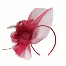 1 chiếc mũ cài tóc nữ kiểu Kentucky Derby, mũ dự tiệc trà, mũ lưới đính lông vũ, phụ kiện đội đầu cho đám cưới, tiệc cocktail, mùa hè, đi biển. - Nhiều màu - Xem 16