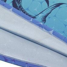 TELEYI 男士3D数码印花长袖防晒衫，速干透气100%涤纶针织面料，V领运动上衣，适合钓鱼、徒步、跑步、健身等运动，常规版型户外运动T恤，几何图案，秋季休闲跑步骑行沙滩装，常规版型T恤，透气面料，春季穿着。 - 彩色 - 查看 3