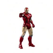Hasbro 10. Jubiläumsserie 1:10 Maßstab Iron Man  Actionfiguren Sammlung - MK1 bis MK7, nicht leuchtend, 18cm Rüstung mit austauschbaren Händen & Flammeneffekten, Avengers Film Genauigkeit Sammler Edition