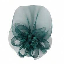 1 chiếc mũ cài tóc nữ kiểu Kentucky Derby, mũ dự tiệc trà, mũ lưới đính lông vũ, phụ kiện đội đầu cho đám cưới, tiệc cocktail, mùa hè, đi biển. - Nhiều màu - Xem 12