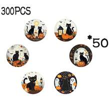 1 set/4 pezzi/6 pezzi Sottobicchieri in fango di diatomee con motivo di gatti neri e zucche di Ognissanti, sottobicchieri per caffè, decorazioni per casa e ristorante per occasioni varie, regali quotidiani, decorazioni per tavolo, decorazioni quotidiane, decorazioni per feste a tema - Multicolore - Visualizzare 12