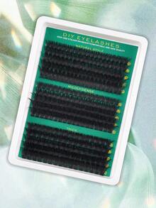 60D+80D+100D/60D+80D+100D+120D/40D+60D+80D/80D/200D Fluffy Lash Cluster, 295/300/320/280/168 Pieces D-Curl Thick Lash Cluster, 9-18mm Delicate Individual Lashes, Lash Cluster, Lash Cluster, Individual Lashes, Lashes, False Eyelashes - D - View 6