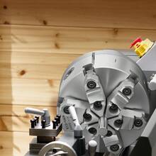 6-Jaw Lathe Chuck, 6 Inch (160 Mm), Self-Centering Chuck With D1-4 Cam Lock Backing Plate, 0.12-5.71 In (3-145 Mm) Clamping Range With T-Wrench Screws, HT300 Material, For Wood Metal Lathe - 銀色 - 查看 9