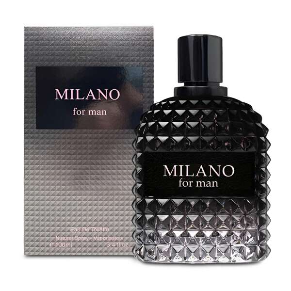 Valentine Milano Men Cologne - 3.4oz/100mL Long-Lasting Luxury Cologne Spray With Black Currant, Bergamot & Woody Notes Eau De Toilette For Men
