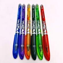 6 Colors Erasable Gel Pens Set | Smooth Writing, Heat Erasable Ink, Refillable School & Office Correction Pens