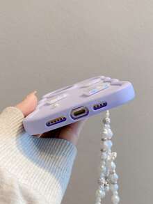 1 件 Big Wave 手机壳，琥珀色 V 形心形 + 锆石腕带，适用于 Apple 17、Redmi Note 11 4G、Galaxy A55、Infinix Note 30、Moto E30、Camon 20、Camon 20 Pro 4G、Spark 8C、Spark Go 2022、Smart 7、Smart 8 防水防震防摔防刮 - 紫色 - 查看 4