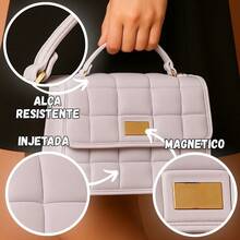 Chic Women's Bag, Rectangular Shape, Ideal For Daily Use - 鏽棕色 - 查看 4