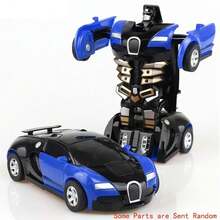 Transforming Sports Racing Car Toy: Inertial Powered Gliding Race Car, 2-In-1 Robot Vehicle Auto Transformation - Excellent Creative Gift For Boys! - Multicolor - View 27
