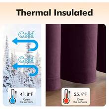 2 Panels Blackout Curtains Solid Soft Grommet Mustard Yellow Thermal Insulated Soundproof Room Darkening Curtains/Drapes/Panels Fall Living Room Bedroom 52 X 90 Inch - 紫蘭花 - 查看 5
