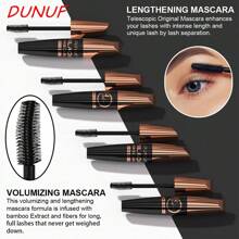 Waterproof Fiber Lash Mascara For Thick, Curly Eyelashes Long-Lasting Black Formula Ideal Valentine's Gift For Women Makeup Essential Voluminous Lashes Longlasting Formula
