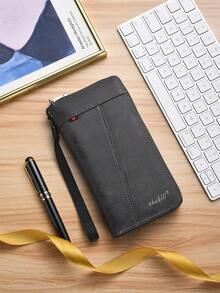 Men's Wallet, Fashionable Large Capacity Multi-Card Slot Casual Phone Pouch Coin Purse - Multicolor - View 13