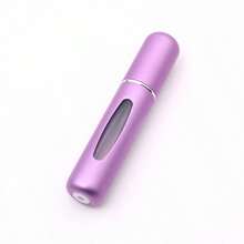1 botella de perfume recargable con pulverizador, contenedor portátil para cosméticos de viaje, mini atomizador, regalo de San Valentín.
