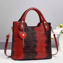 Women Shoulder Bags - 酒紅色 - 查看 2