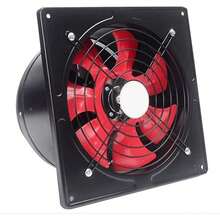 1 ventilador de extracción industrial de 16 pulgadas para cocina y baño. Utilizado en todos los lugares comerciales, adecuado para todo tipo de talleres, restaurantes, almacenes grandes y medianos. - Negro - Ver 1