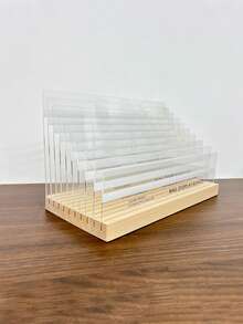 1 件亚克力透明指甲油展示板、美甲样品架、高端展示相册 - 彩色 - 查看 10