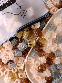 20 szt. kolorowych małych spinek do włosów – wielokolorowe, modne dodatki dla dziewczynek