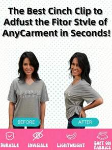 4/2/1pcs Women Multi-Functional Clothing Button Accessories, Waistline Fastener For Fixing Short Sleeve Tops Or Dresses