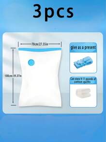 13/1 件真空密封压缩袋、真空储物袋、真空拉链袋、节省空间的行李袋、旅行压缩袋、可折叠衣物整理袋、衣柜储物袋，用于存放衣物、床上用品、冬装 - 节省 75% 空间、防潮防虫、返校季