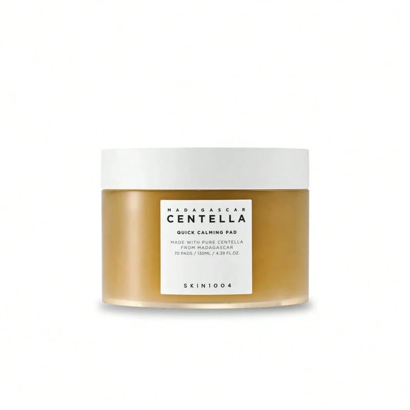 SKIN1004 وسادات مهدئة سريعة من سنتيلا مدغشقر 70 وسادة 130 مل - وسادات تونر سنتيلا، مرطبة ومهدئة للبشرة الحساسة - الكربون المنشط - مشاهدة 1