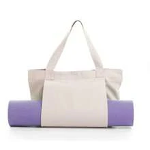New Yoga Pilates Mat Bag Canvas Handbag Outdoor Exercise Equipment Travel Yoga Mat Shoulder Bag - Apricot - View 8