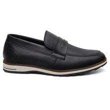 Men's Casual Lace-Up Sport Slim Oxford Comfortable Shoes - Negro - Ver 4