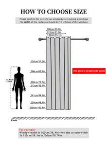 2 件热压银十字设计半透明窗帘，轻盈半透明，金属箔印花透明窗帘适用于客厅、卧室、阳台装饰 - 灰色 - 查看 3
