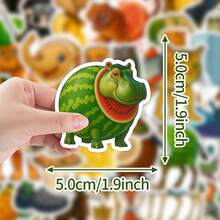 50Pcs Italian Brainrot Stickers Funny Stickers Italian Brainrot Toy Tralalero Tralala Tung Tung Tung Sahur Cartoon Stickers Vinyl Waterproof Stickers For Water Bottle,Computer,Laptop,Phone,Luggage,Notebook,Fridge