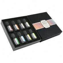 Water Soluble Essential Oils Kit For Diffusers 8x10ml,Rose Sweet Orange White Tea Jasmine Mint Oce