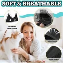 宠物美容吊床背带，适用于猫和XS小型犬，狗指甲剪挂钩，配有指甲钳、指甲锉、剪刀