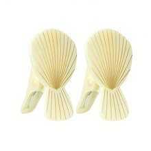 4 件/2 件沙滩巾防风夹适用于沙滩椅露台和泳池配件卡通眼镜鸡尾酒杯毛巾夹趣味装饰衣夹适用于家庭（可爱风格），毛巾夹，沙滩椅毛巾夹